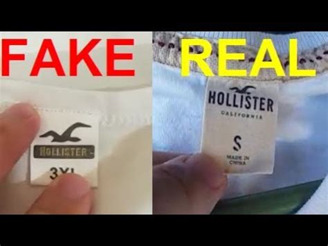 how to tell fake hollister clothes|How to distinguish original clothes from fake ones..